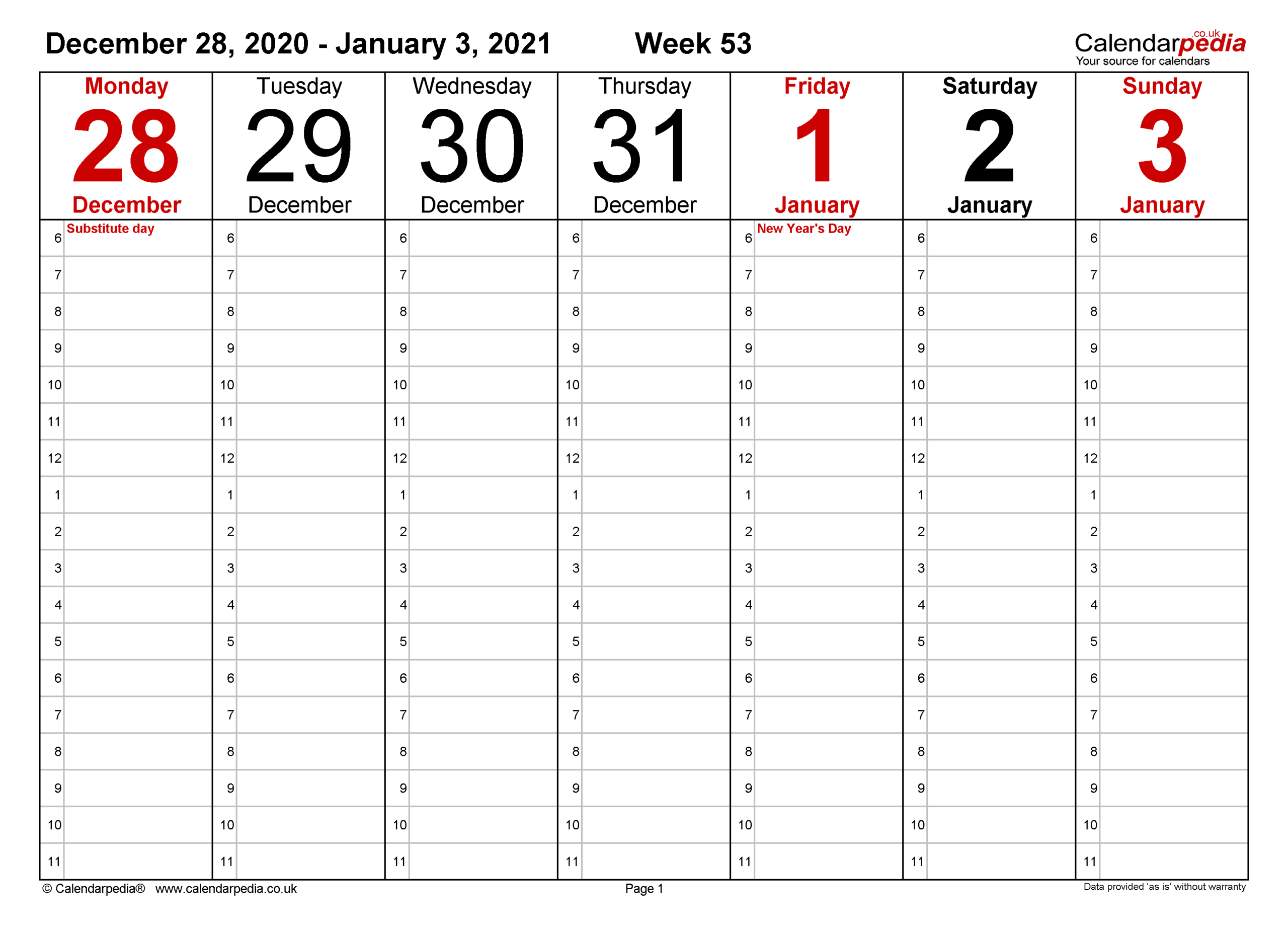 2021 Calendar With Week Number Printable Free / Week Numbers 2021 With Excel Word And Pdf-Ms Word Calendar 2021