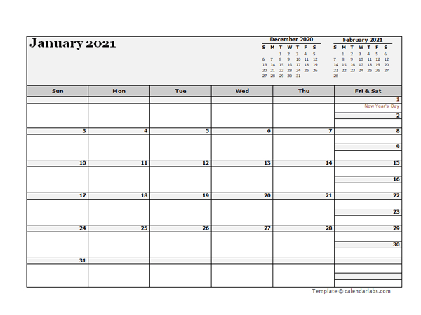 2021 Canada Calendar For Vacation Tracking - Free-2021 Excel Vacation Spreadsheet