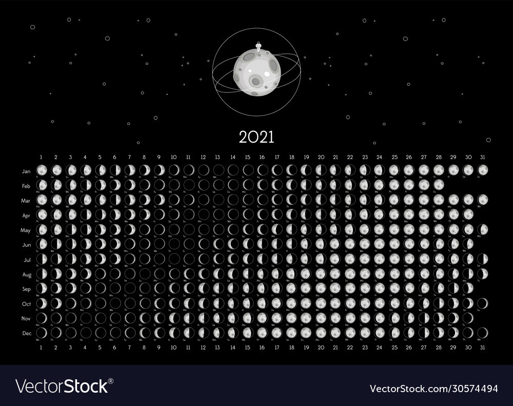2021 Lunar Calendar Printable Pdf | 2021 Printable Calendars-Printable Yearly Full Moon Calendar For 2021