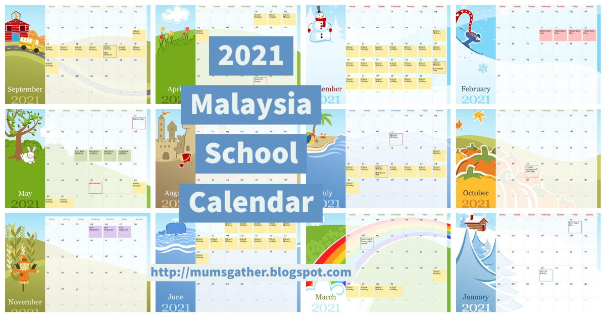 2021 Malaysia School Calendar ~ Parenting Times-Calendar Sarawak 2021