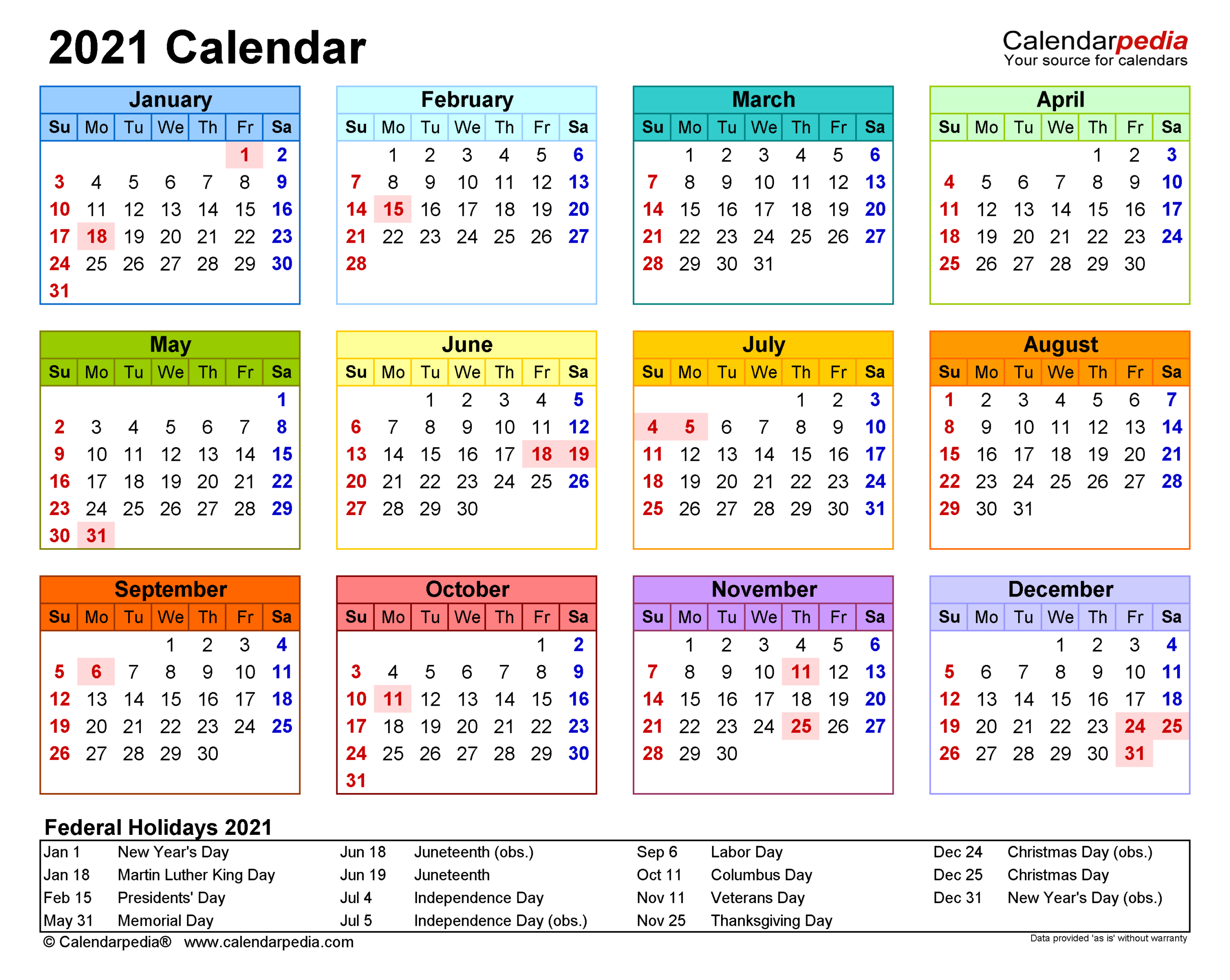 2021 Myanmar Calendar Pdf-Excel Vacation Schedule 2021