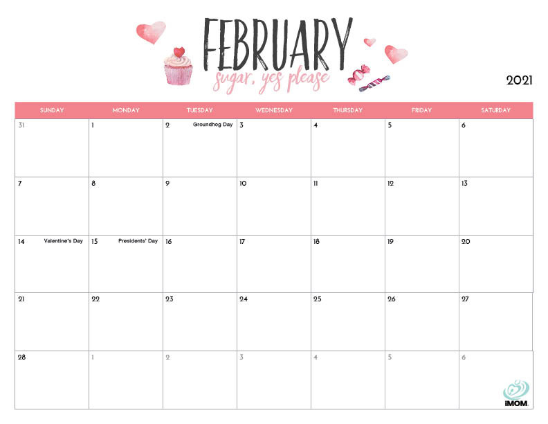 2021 Printable Calendars For Moms - Imom-Free Printable Monthly Calendars 2021 For Bills