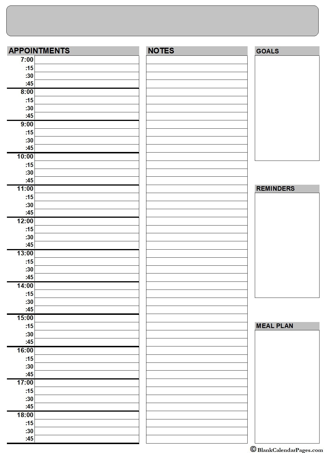 2021 Printable Daily Planner | Planner Templates-Free Printable Calendar 2021 Hourly