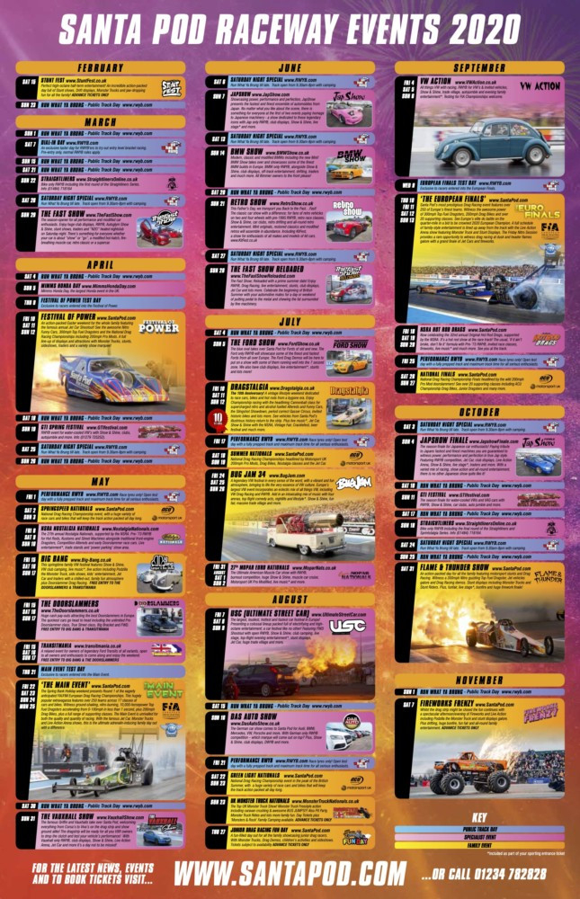 2021 Santa Pod Calendar Of Events | Calendar Page-2021 Rdo Calendar Nypd