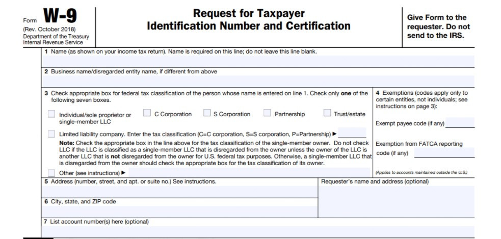 2021 Free Printable Irs Forms W 9 Calendar Template Printable 5297