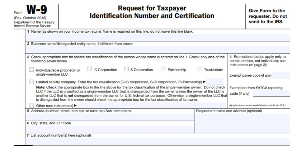 2021 W9 Forms Printable | W9 Form 2021 Printable-Blank W 9 For 2021