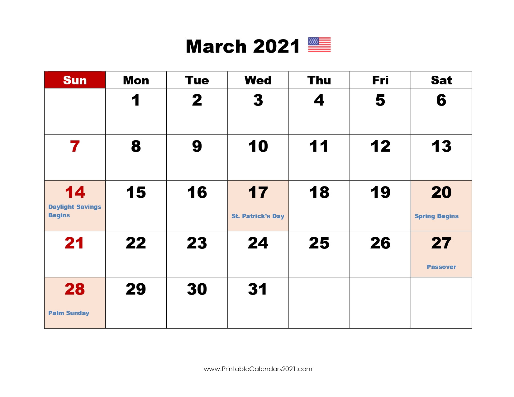 68+ Free March 2021 Calendar Printable With Holidays-Daily Holiday Calendar September 2021