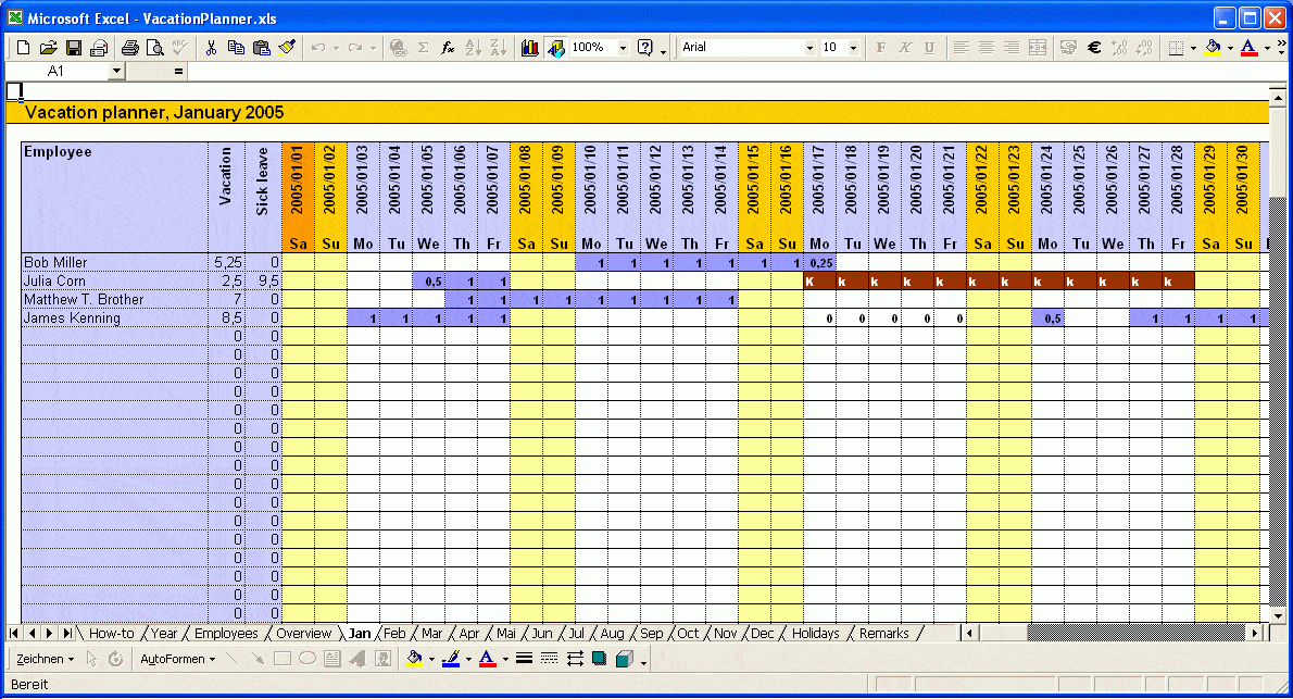 8+ Holiday Planner Templates - Excel Templates-2021 Vacation Planner For Tem