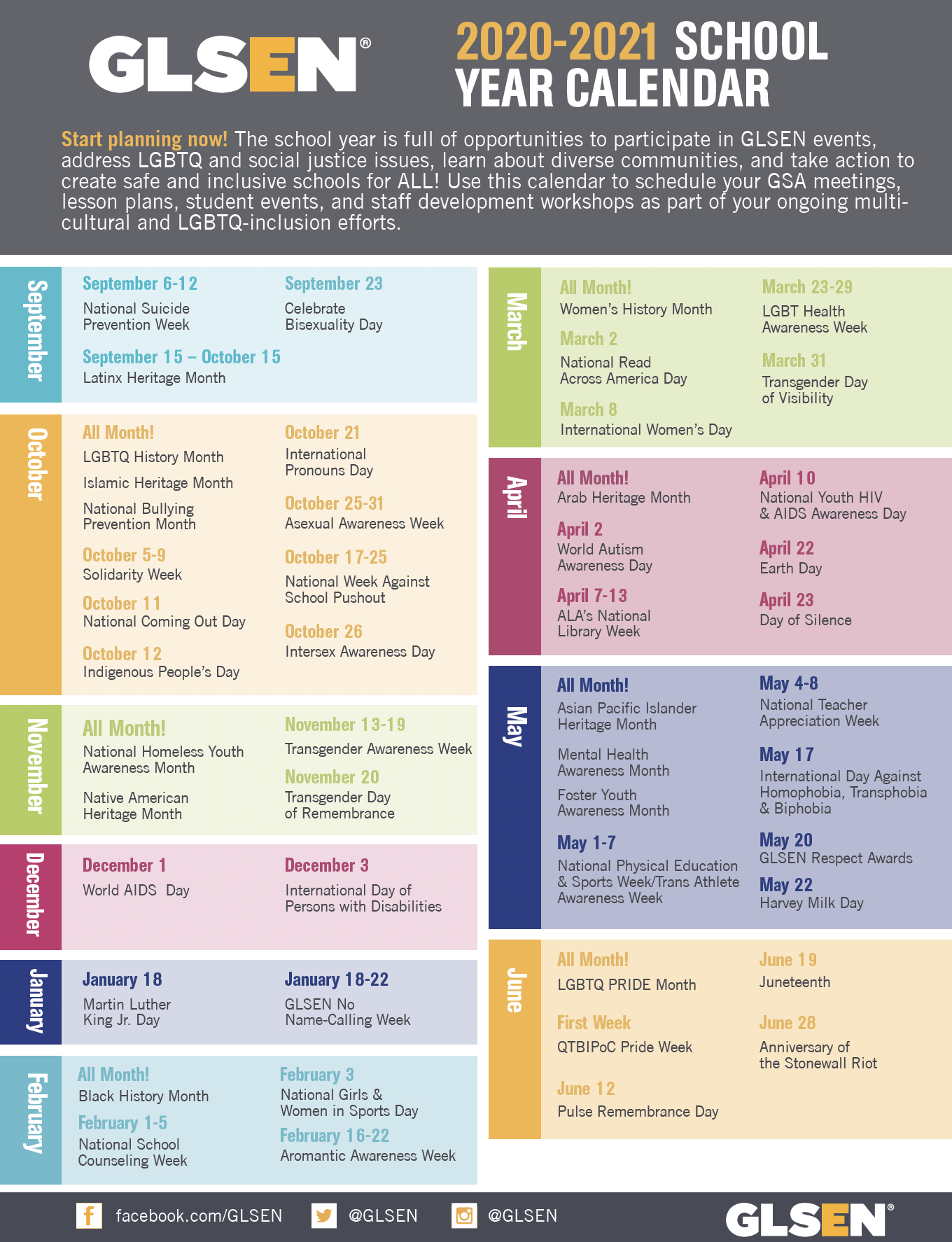 Awareness Calendar 2021 | 2022 Calendar-National Food Day Monthly Calendar 2021