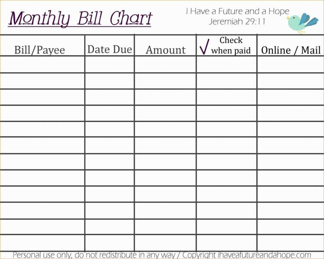Bill Pay Checklist App Excel Printable Pdf Monthly-Free Monthly Bill Pay Checklist For 2021