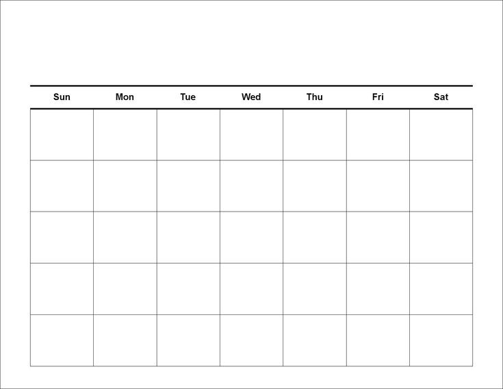 Blank 5 Day Week Calendar | Template Calendar Printable-Free Monthly 5 Day Schedules For 2021