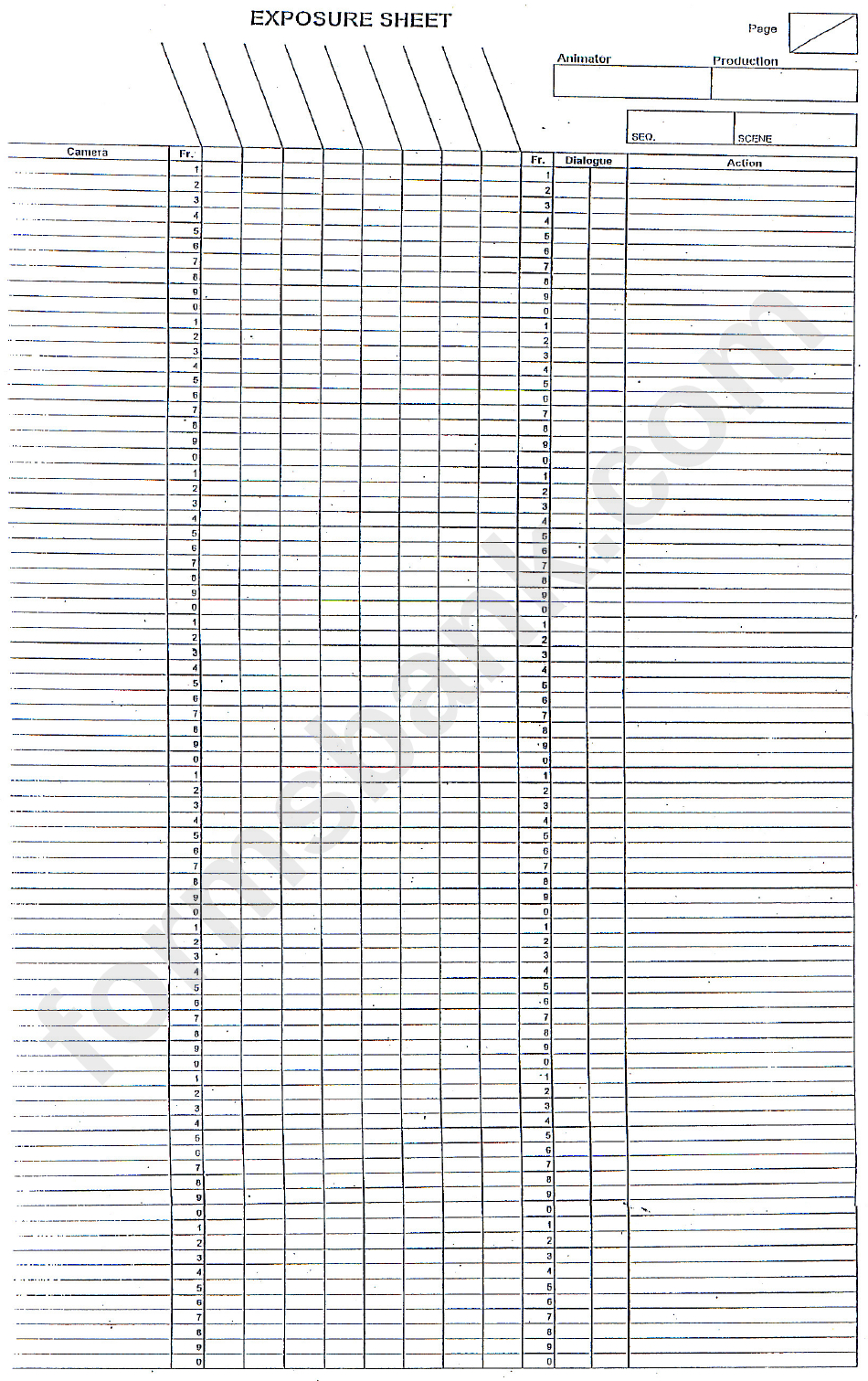 Blank Exposure Sheet Template Printable Pdf Download-Blank Il W 9 Form 2021 Printable