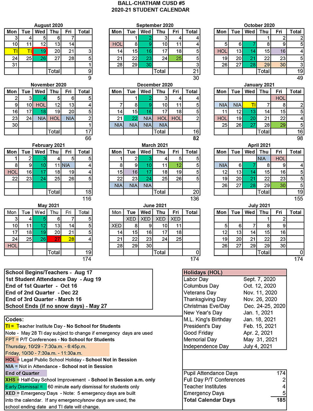 Board Of Education Approves Student Attendance Calendars-2021 Attendance Calendar Wa And Or