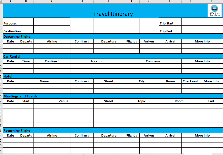 2021 Vacation Planner For Tem | Calendar Template Printable