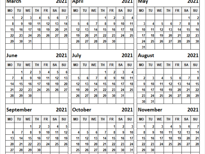 Calendar 2021 Archives - January To December Calendar-2021 Calendar For August Through December