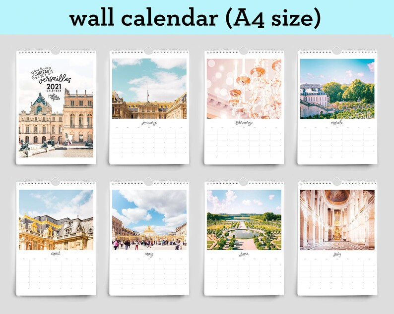 Calendar 2021 Paris Wall Calendar Or Desk Calendar France-4X6 2021 Calendar Free