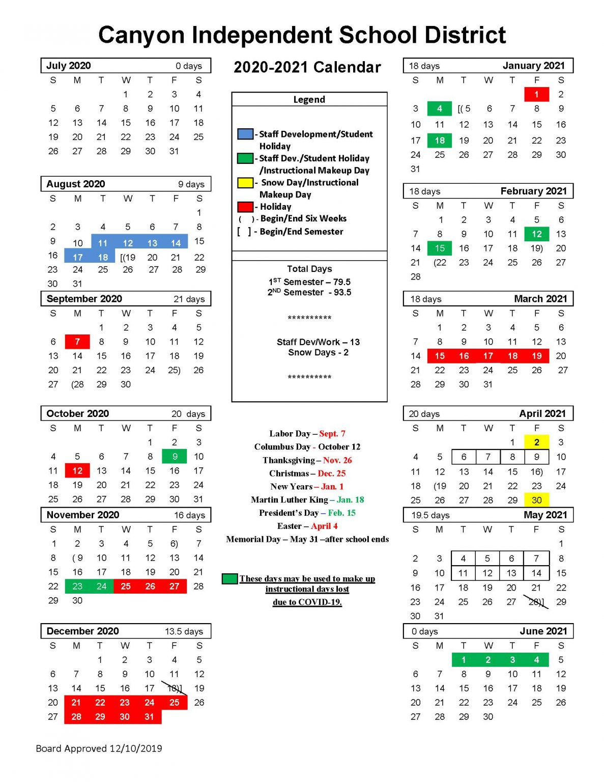 2021 Vacation Schedule Forms | Calendar Template Printable