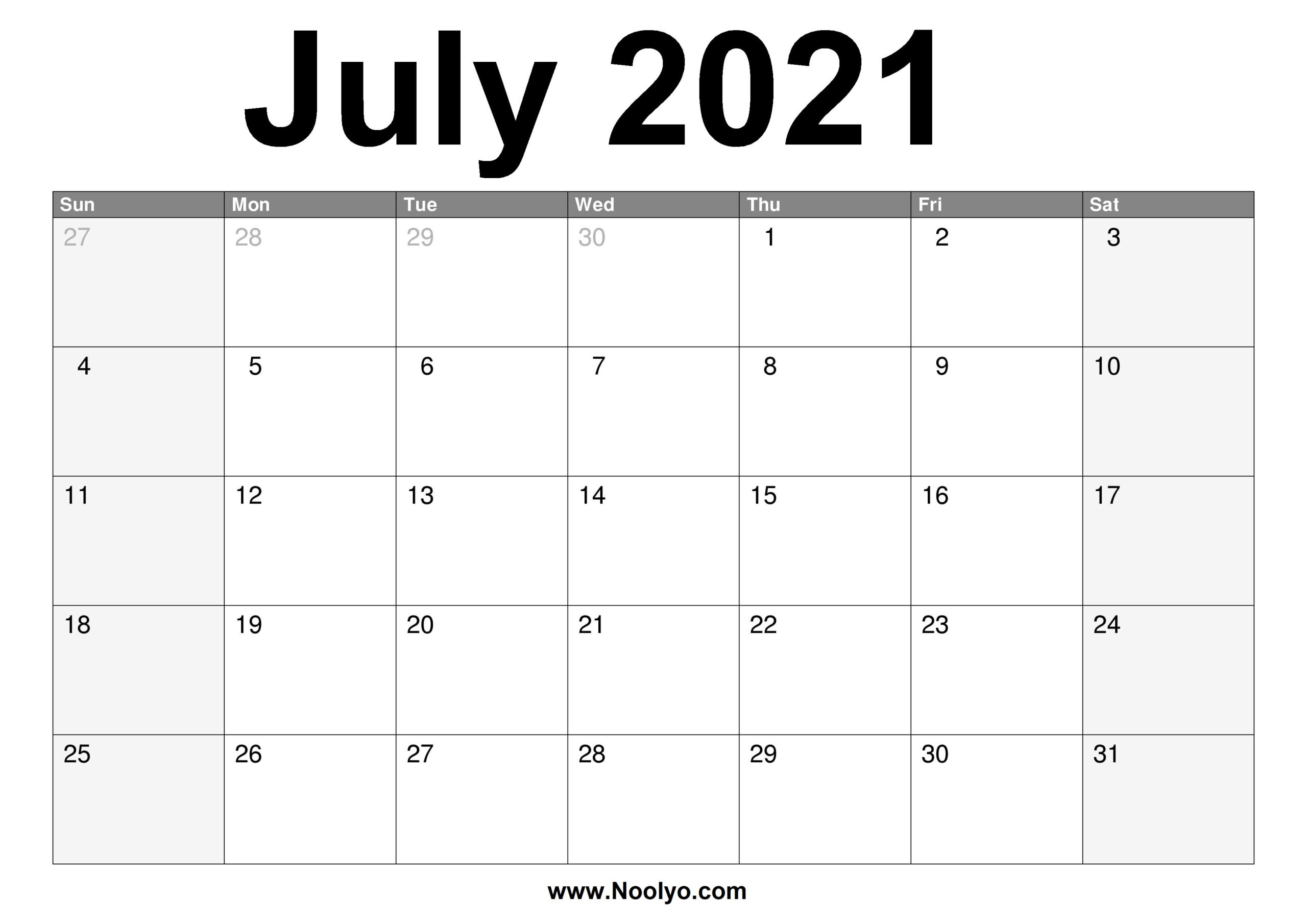 Calendar Month Of July 2021 | Printable March-2021 Monthly Calendar Printable Pdf Bills