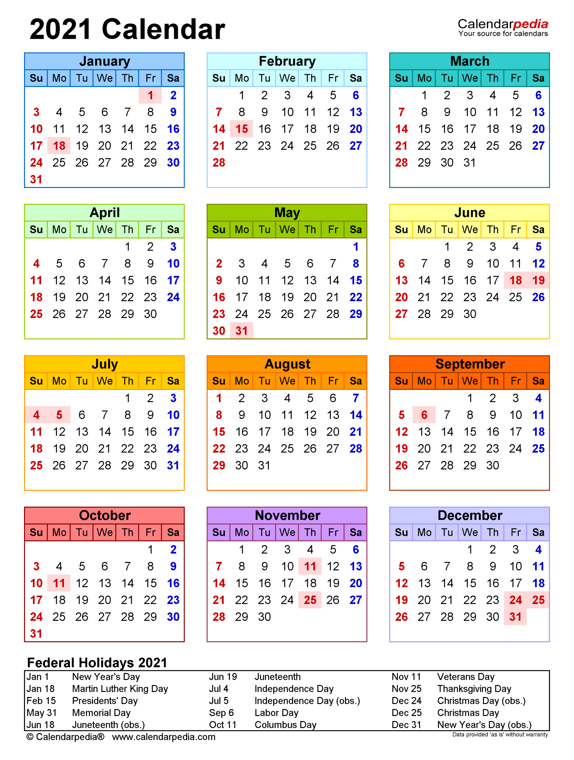 Calendar Printable Pdf Calendarpedia 2021 | Printable March-Printable Vacation Schedule Template 2021