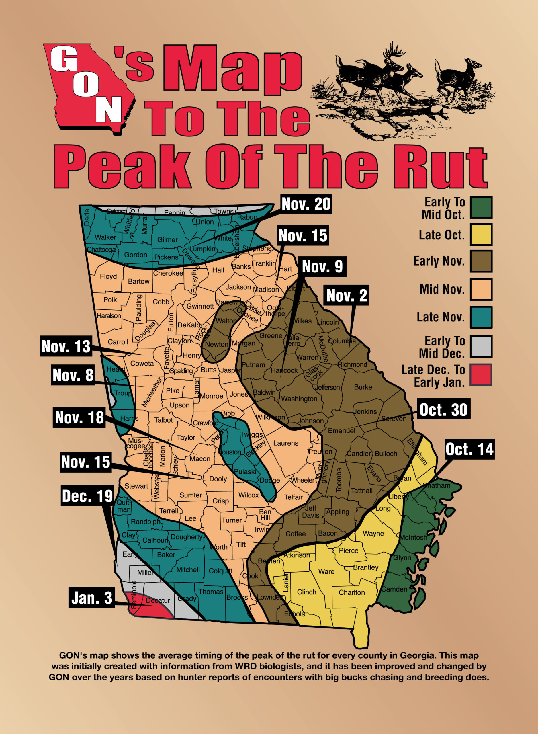 Deer Rut Map Texas | Printable Maps-When Is Kentucky Deeer Rut