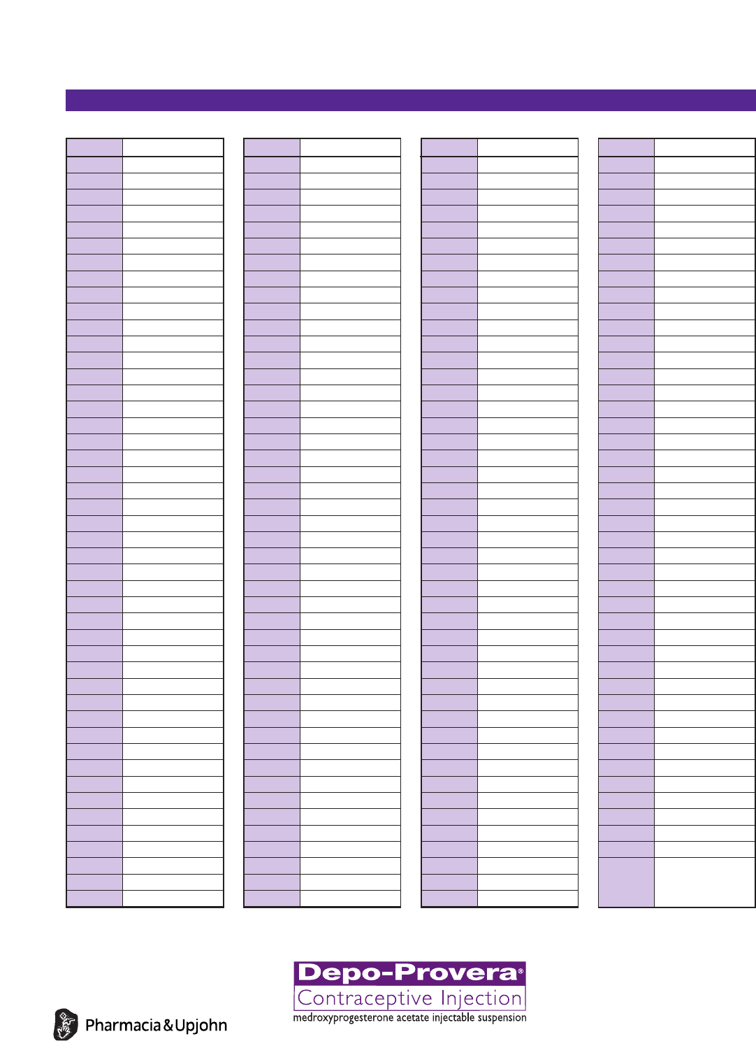 Depo Provera Shot Calendar 2021 | Calendar Apr 2021-Depo 2021 Perpetual Calendar