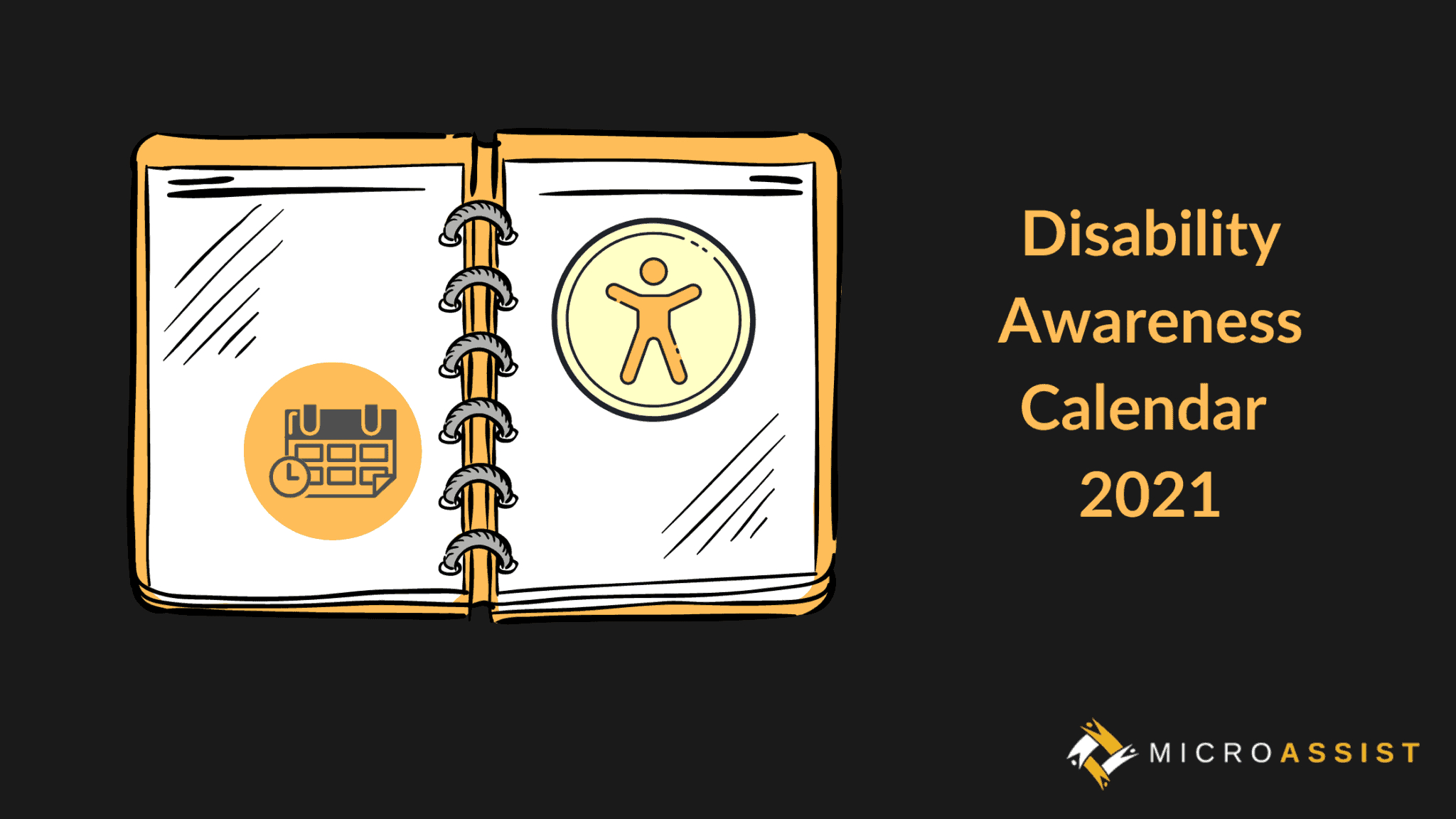 Disability Awareness Calendar (2021) | Digital-December Awareness Month 2021