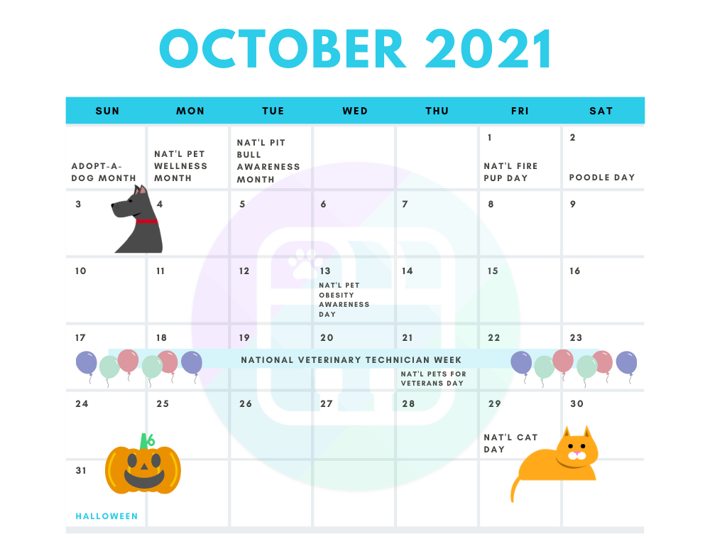 Download The 2021 Pet Holiday Calendar For Free | Petdesk-Printable Vacation Calender For 2021