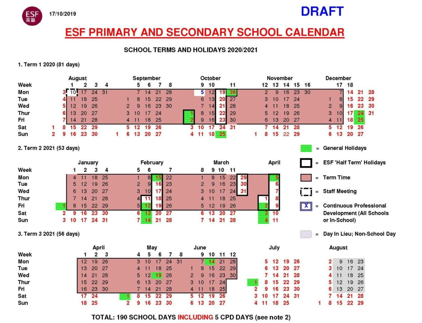 English Schools Foundation | 22 International Schools In-International School Holidays In Penang 2021