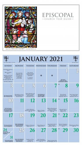 Episcopal Calendar 2021 | Printable March-Printable Monthly Liiturgical Calendar 2021