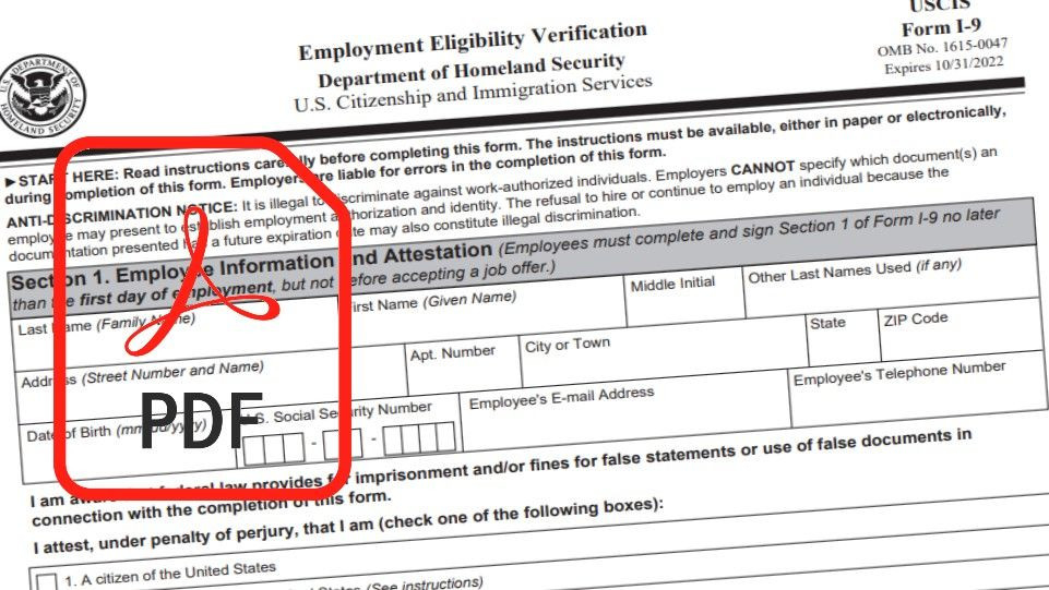 Form I9 Pdf-Blank I9 Form 2021