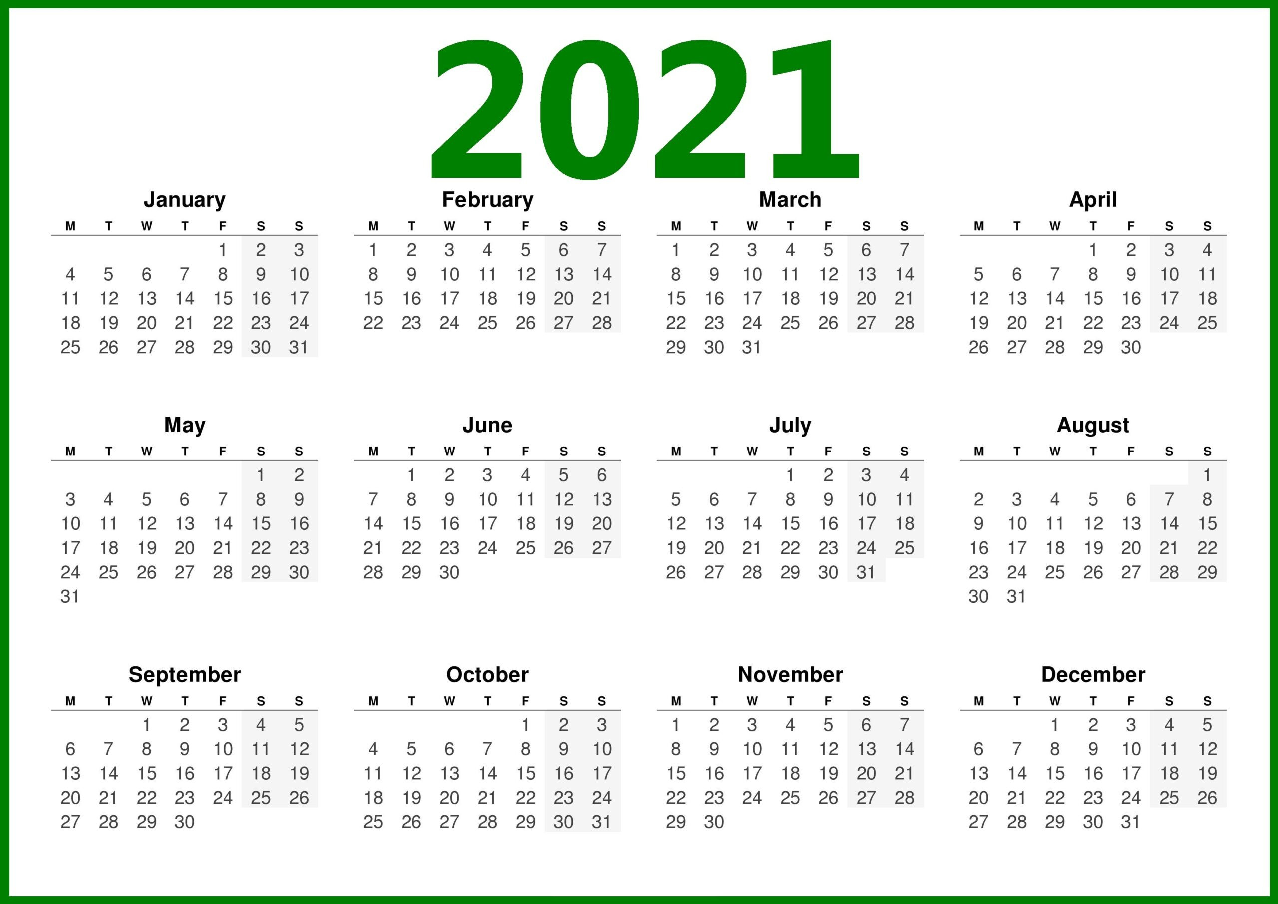 Free 2021 Calendar With Holidays | Betacalender4U-Free Employee Holiday Planner 2021