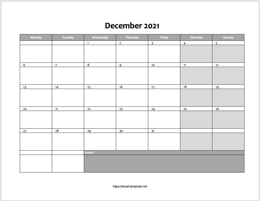 Free Annual Plan For 2021 [Excel Template]-Excel Calendar Template For Vacations 2021