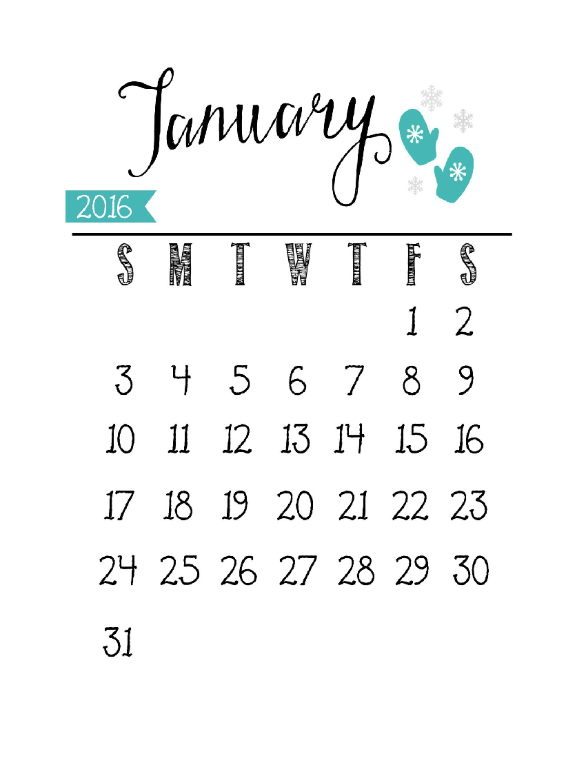 Free Printable 2016 Calendar 4X6 - Pdf Docer.ar-4X6 Printable Calendar 2021