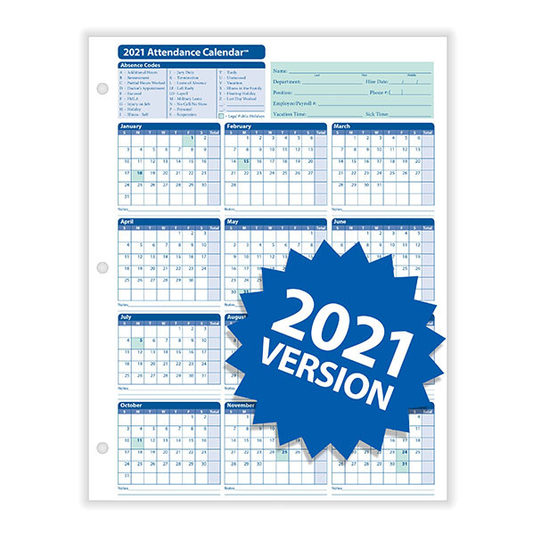 Free Printable 2021 Employee Attendance Calendar Ppe-2021 Attendance Calendar Printable Pdf