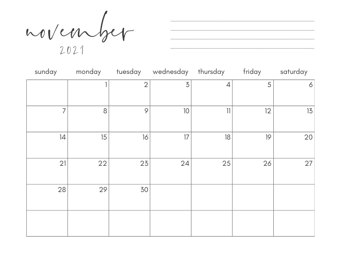 Free Printable Calendar (2021) - Easy To Download + Print-Full Size Feb 2021 Calendar To Print Free