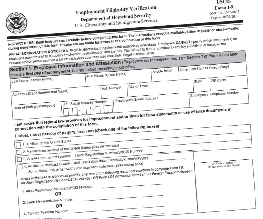 Free Printable I 9 Form 2021 | Printable Form 2021-2021 W 9 Form Printable