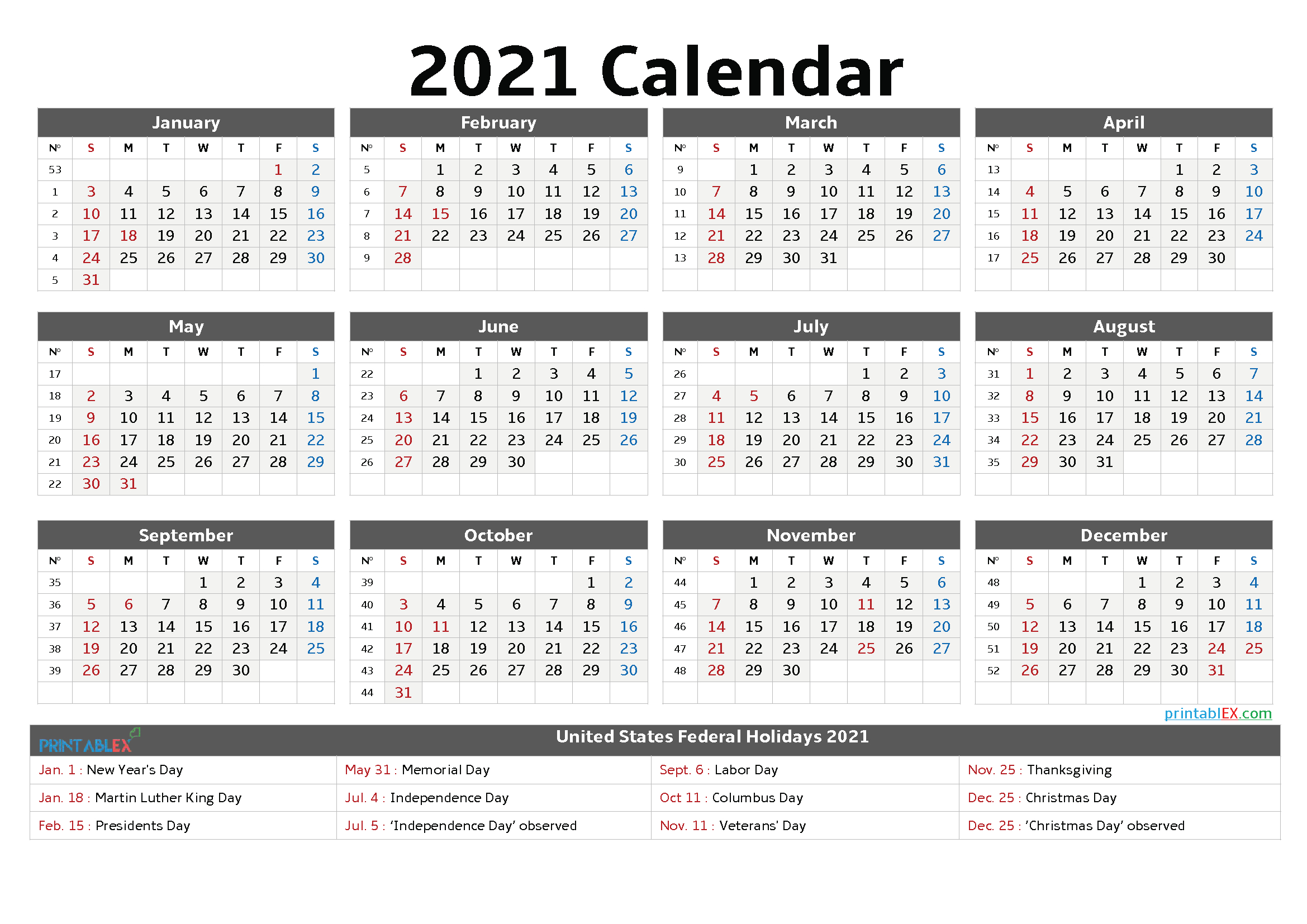 Honeywell Holiday Calendar 2021-2021 Printable Holidays List