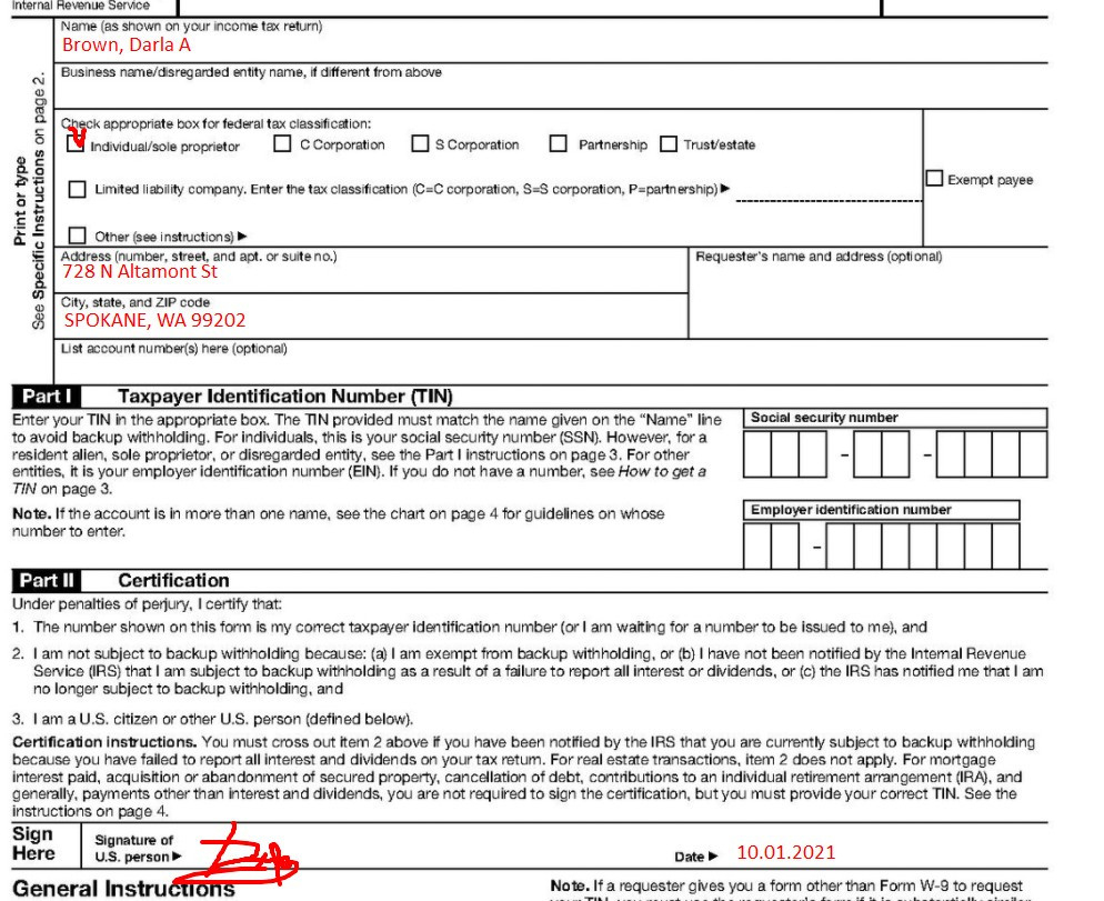 How To Fill W9 Tax Forms 2021 Printable | W9 Tax Form 2021-2021 Blank W 9 Form