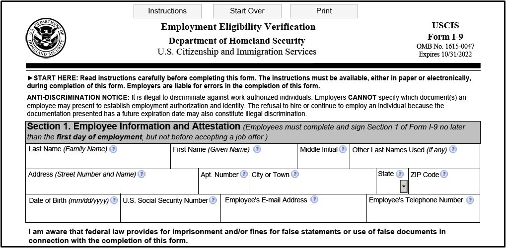 I9 Form 2021 Printable And Fillable-Current I-9 Forms 2021 Printable