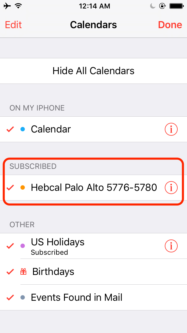 Iphone, Ipad, Ios - Remove Hebcal Jewish Calendar - Hebcal-Jewish Calendar 2021 For Outlook