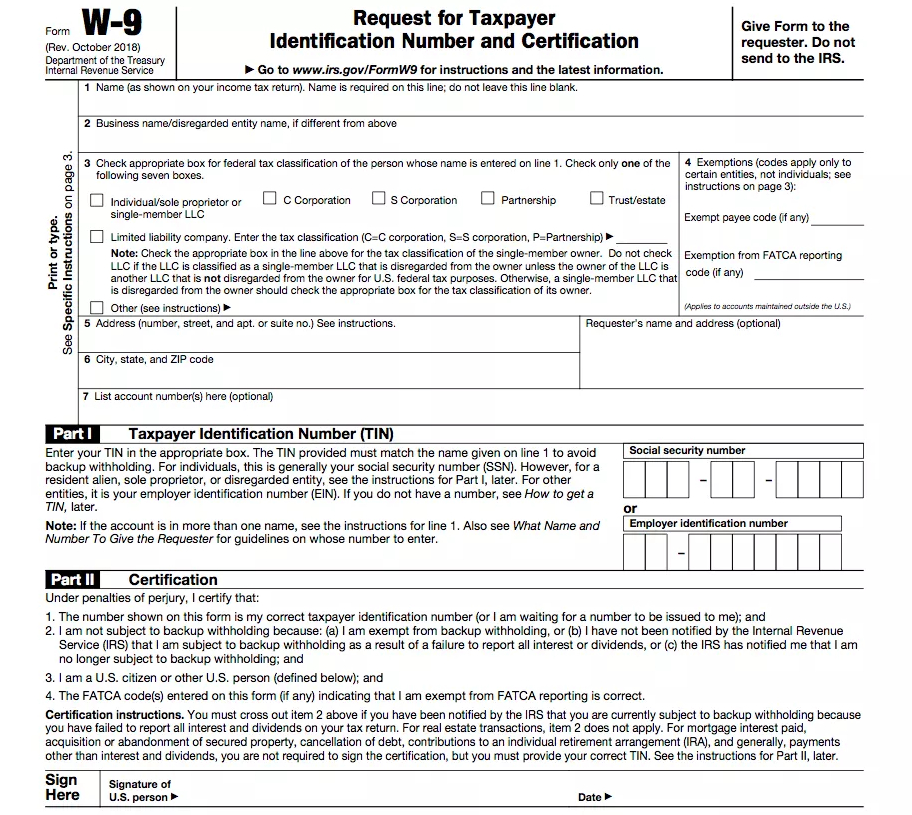 Irs W9 Pdf 2021 - Irsaus-Free W-9 Form 2021 Printable Pdf
