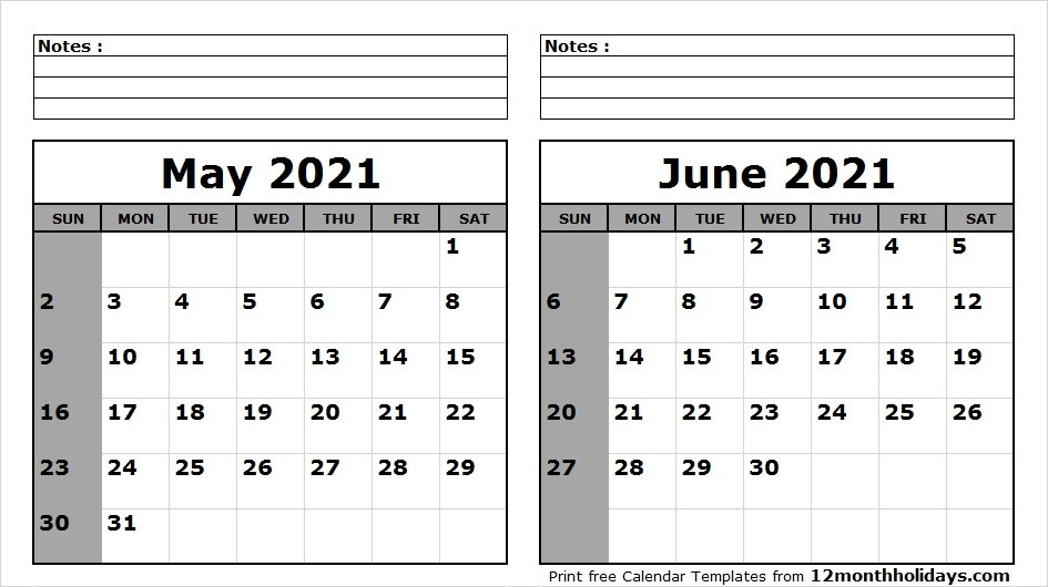 June 2021 Printable Calendar 2 | Qualads-Beta Calendars 2021