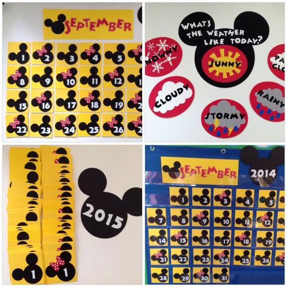 Kindergarten Preschool Disney 2020 / 2021 Calendar-Mickey Mouse Calendar May 2021