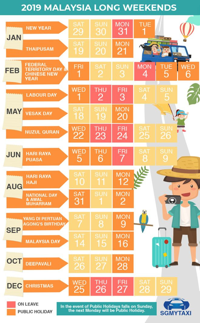 Malaysia Public Holidays 2020 &amp; 2021 (23 Long Weekends)-Malaysia Public Holidays 2021