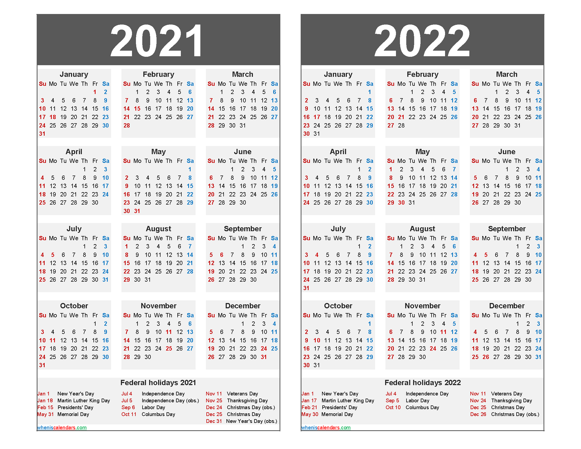 Microsoft Word 2021 Printable Monthly Calendar With-Printable List Of Holidays 2021