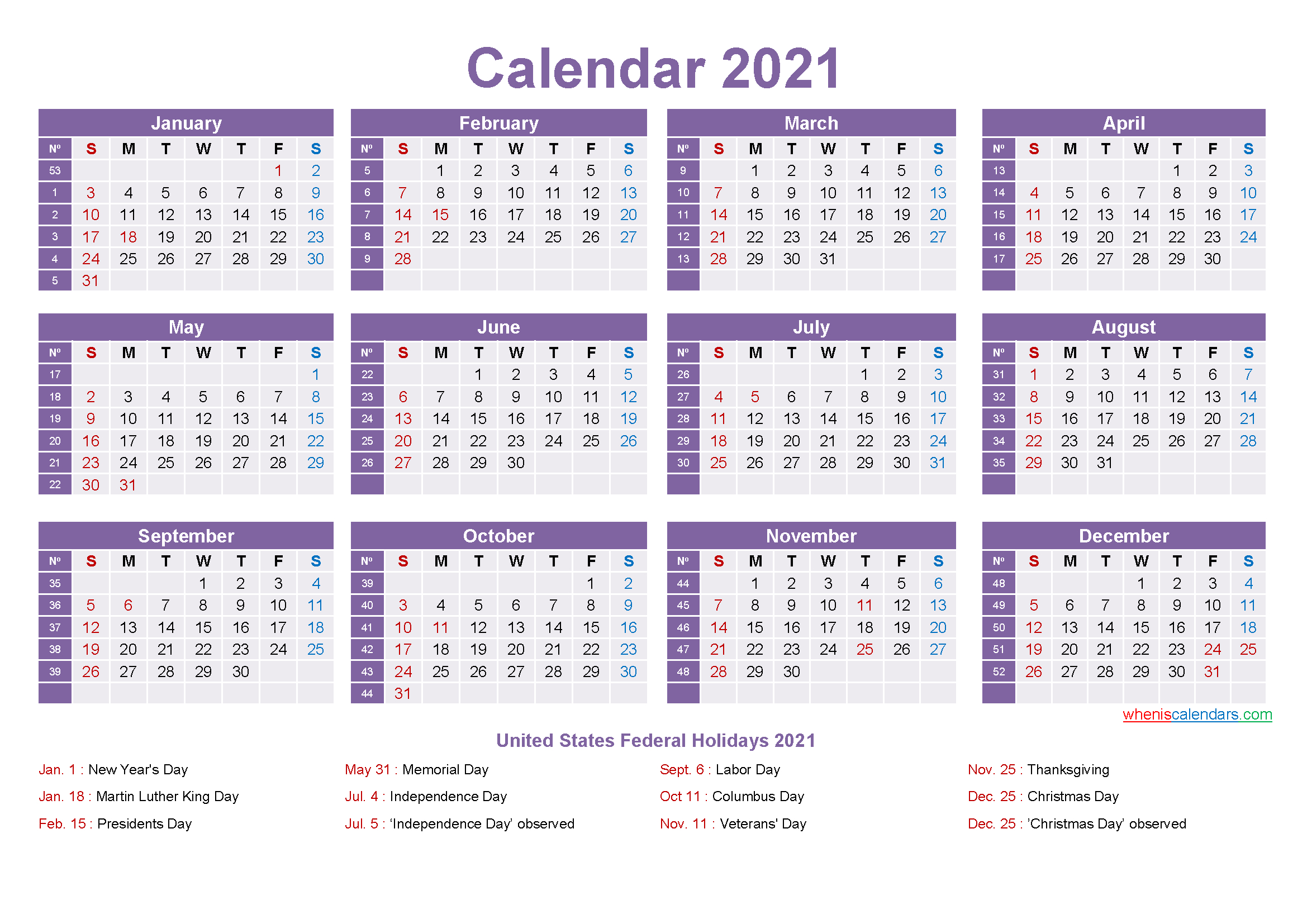 Mini Desk Calendar 2021 Free Printable-Free Printable Calendar 2021 In 4X6