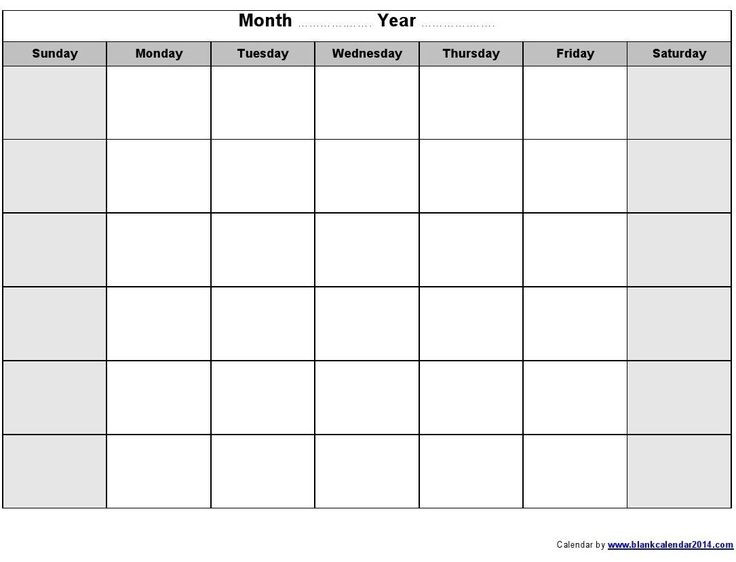 Monthly Calendar 8.5 X 11 In 2020 | Blank Monthly Calendar-Free Monthly 5 Day Schedules For 2021