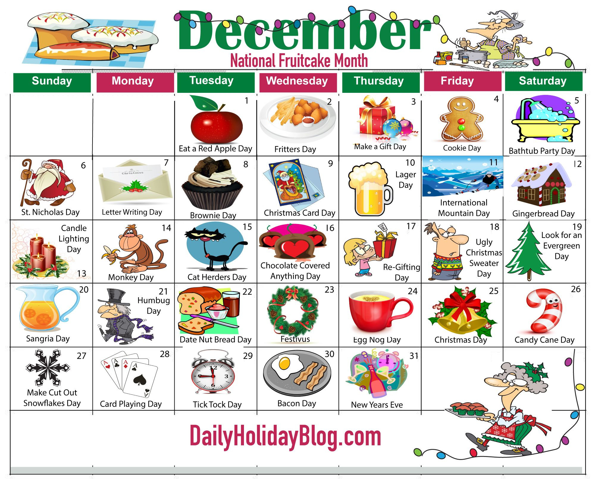 Monthly Holidays Calendars To Upload! | Holiday Calendar-2021 Printable Calendar Of National Food Holidays