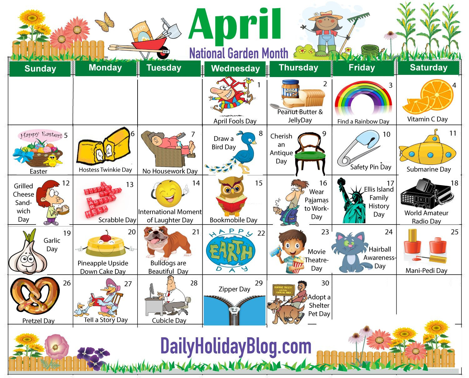 Monthly Holidays Calendars To Upload! | National Holiday-2021 Printable Calendar Of National Food Holidays