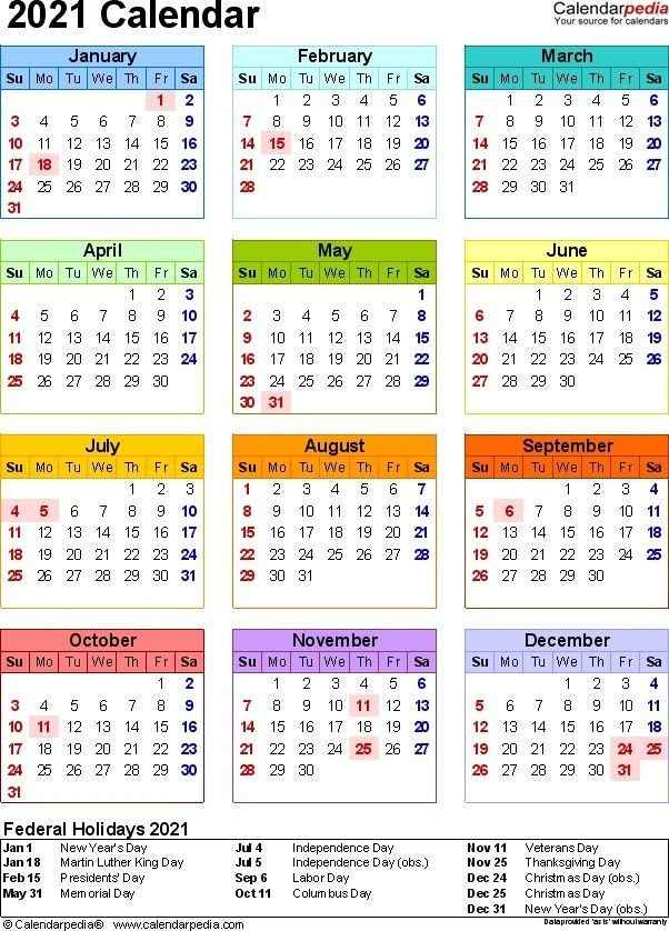 My Calendar 2021 | Qualads-Calendar 2021 Free Printable Yearly Annual Leave